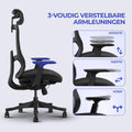Stane Premium - Ergonomische Bureaustoel - Volledig verstelbaar - Zwart