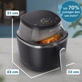 Philips 3000 Series - Airfryer NA331/00 - RapidAir Plus - 6.2L - Zwart