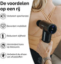 SMARTIFY® Massage Gun - Professioneel Massage Pistool - Draadloos met 6 Opzetstukken - Krachtige Spierontspanning