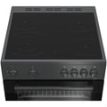 Beko FBM6701A - Vrijstaand Fornuis - 4 Vitroceramic Hob - 9400 W - Anthracite