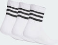 adidas Sportswear - 3-Stripes Korte Sokken - Laag model - Wit (3 paar)