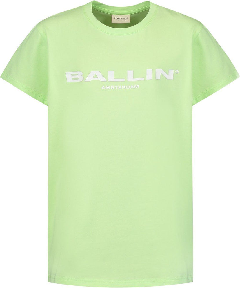 Ballin Amsterdam - Original T-shirt Slim Fit - Organisch katoen - Groen - Maat 176