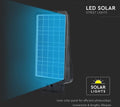 V-TAC VT-ST15 Zwarte straatlantaarns op zonne-energie - IP65 - 15W - 1600 Lumen - 4000K