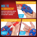 JUST23 Web Shooter Telescopic - Webschieter - Touwterughaling - Blauw