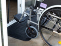 Aidapt drempelhulp volledig rubber - 128cm breed 4cm hoog