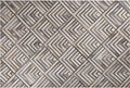 TEKIR - Laagpolig vloerkleed - Lichtbeige - 140 x 200 cm - Koeienhuid leer
