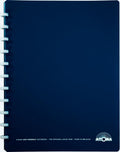 Atoma Eco schrift, ft A4 +, 120 bladzijden, geruit 5 mm, met 6 tabbladen en 5 showtassen, assorti