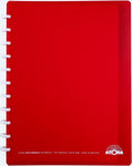 Atoma Eco schrift, ft A4 +, 120 bladzijden, geruit 5 mm, met 6 tabbladen en 5 showtassen, assorti