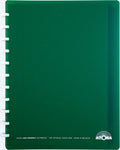 Atoma Eco schrift, ft A4 +, 120 bladzijden, geruit 5 mm, met 6 tabbladen en 5 showtassen, assorti