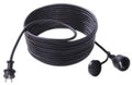Bachmann 343.170 Stroom Verlengkabel 16 A Zwart 5.00 m H05VV-F 3G 1,5 mm²