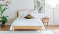 Bali bed 160 x 200 (cm) / Afgewerkt met gevlochten rotan