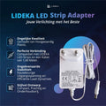 Lideka® - LED strip 10 Meter - RGB-IC - Dreamcolor - App bediening - 16 miljoen kleuren (2 stuks)
