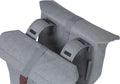 Basil City Dubbele fietstas - Grijs Melee - 32 Liter