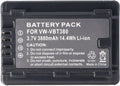 Batterij alleen geschikt voor de Panasonic HC-V110, HC-V130, HC-V710 batterij VW-VBT380, 3880mAh
