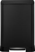 EKO Neo-Cube - Pedaalemmer 28+18L - RVS zwart - Soft-close - Vingerafdrukbestendig