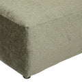 BEAU Nina velvet fauteuil - Modulair systeem - L87xD98xH69cm - Groen