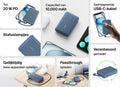 Belkin Powerbank 10.000mAh met Geïntegreerde USB-C Kabel – 20W Snelladen – Blauw