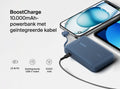 Belkin Powerbank 10.000mAh met Geïntegreerde USB-C Kabel – 20W Snelladen – Blauw