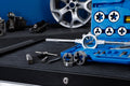 BGS Tap en snijset - 45-delig - 7 KG - Blauw, Zilver, Zwart