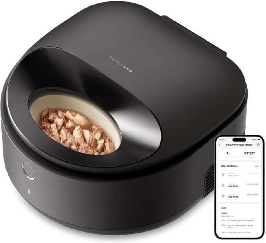 Petlibro Polar WIFI - Automatische Voerdispenser - Koelingstechnologie - Zwart