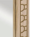 vidaXL - Badkamerspiegel - 50x70x2,5 - cm - massief - mangohout - en - glas