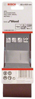 Bosch - 3-delige schuurbandset 65 x 410 mm - 220