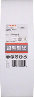 Bosch X440 Schuurbandset - 10 delig - 533 X 75 mm - K40