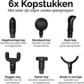 SMARTIFY® Massage Gun - Professioneel Massage Pistool - Draadloos met 6 Opzetstukken - Krachtige Spierontspanning