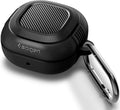 Spigen Rugged Armor Case - Schokbestendig siliconen - Geschikt voor Samsung Galaxy Buds Live (2020) / Buds Pro / Buds Pro 2 - Zwart