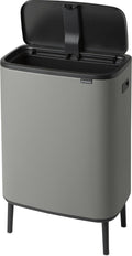 Brabantia Bo Touch Bin Hi Prullenbak - 60 liter - Mineral Concrete Grey