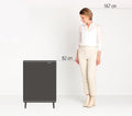 Brabantia Bo Touch Bin Hi Prullenbak - 60 liter - Mineral Concrete Grey