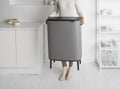 Brabantia Bo Touch Bin Hi Prullenbak - 60 liter - Mineral Concrete Grey