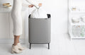 Brabantia Bo Touch Bin Hi Prullenbak - 60 liter - Mineral Concrete Grey