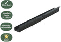 BRASQ Verstelbare Kabelgoot Zwart - Kabel Organiser - Kabelgoot bureau - Kabelhouder - Kabelmanagement - Universeel