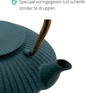 Bredemeijer - Theepot Linhai 1,1L gietijzer petrol
