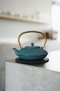 Bredemeijer - Theepot Linhai 1,1L gietijzer petrol