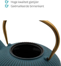 Bredemeijer - Theepot Linhai 1,1L gietijzer petrol