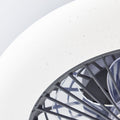 Brilliant Salerno - Plafondventilator - Met verlichting - LED 40W - 3000K-6500K - Dimbaar - Zwart- Zeer stil