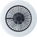 Brilliant Salerno - Plafondventilator - Met verlichting - LED 40W - 3000K-6500K - Dimbaar - Zwart- Zeer stil