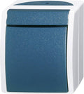 Busch-Jaeger 2601/7 W-53 Ocean (opbouw) Kruisschakelaar spatwaterdicht Blauw, Groen