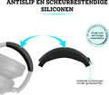 Somstyle Cover Geschikt voor Sony WH-1000XM4 & WH-1000XM3 Koptelefoon - Siliconen Hoes voor Oorkussens & Hoofdband - Zwart