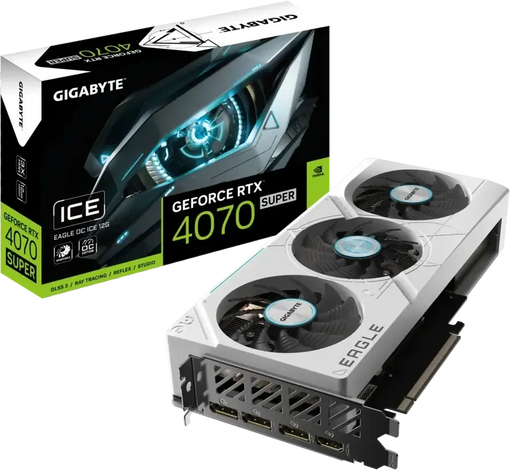 Gigabyte GeForce RTX 4070 Super Eagle OC ICE 12G - Videokaart - 12GB GDDR6X - PCI-e 4.0 x16