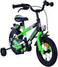 Volare Sportivo - Kinderfiets 12 Inch - Terugtraprem en handrem - Groen/Zwart