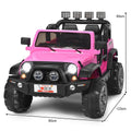 Coast 2 Zittende batterij -Weergave voor elektrisch voertuig Kindervoertuig 123 x 80 x 80 cm roze