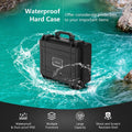 Coast Draagbare Hard Koffer - Waterdicht - incl. Schuim invoeging - 34 x 31 x 16 cm - Zwart