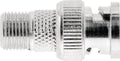 Coax-Adapter BNC BNC Male - F-Connector Female Zilver