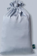 Coco & Cici - Tencel Sateen Hoeslaken Topper 180 x 200 x 5-8 cm - 2 Persoons Beddengoed - Lyocell - Elastiek Rondom - Grijs Blauw - Extra Zacht