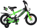 Volare Sportivo - Kinderfiets 12 Inch - Terugtraprem en handrem - Groen/Zwart