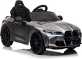 BMW M4 Kinderauto Grijs | 12V