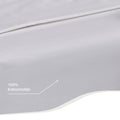 Home by TEMPUR® - Topper Hoeslaken - Strijkvrij - Katoensatijn - Wit - 90 x 200 x 9 cm